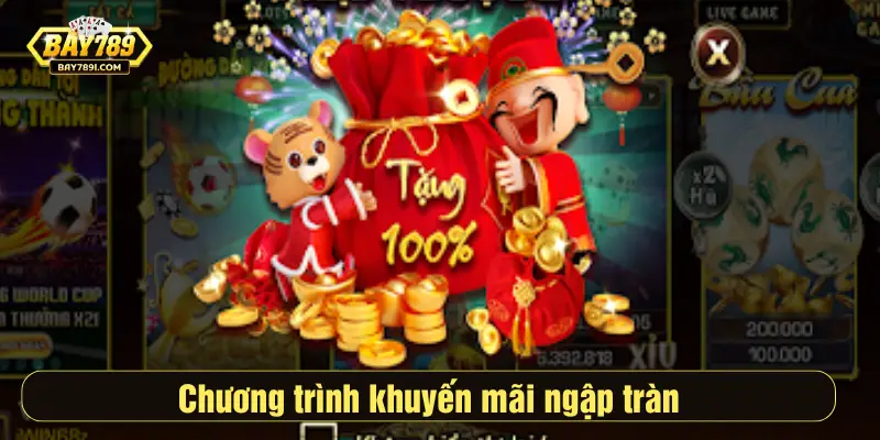 Chương trình khuyến mãi ngập tràn