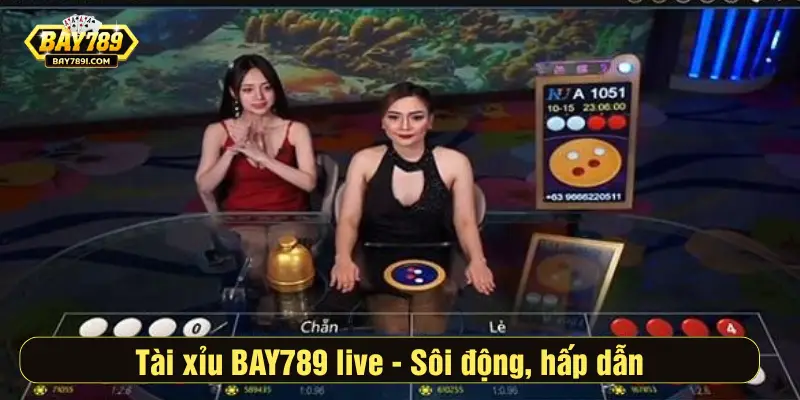 Tài xỉu BAY789 live - Sôi động, hấp dẫn