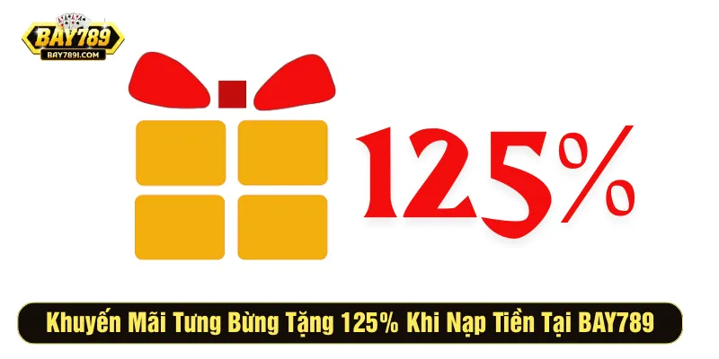 khuyến mãi tưng bừng tặng 125%