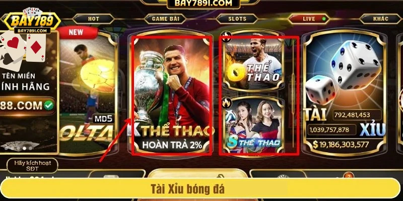 tài xỉu bóng đá